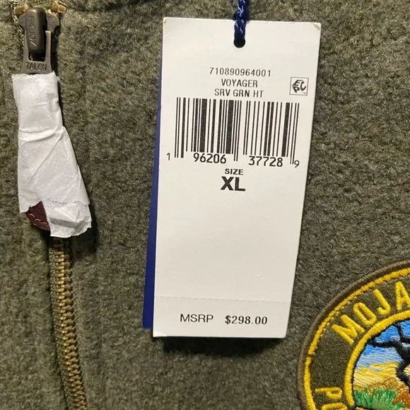 Polo by Ralph Lauren, men's fleece bomber jacket, size XL new with tags.